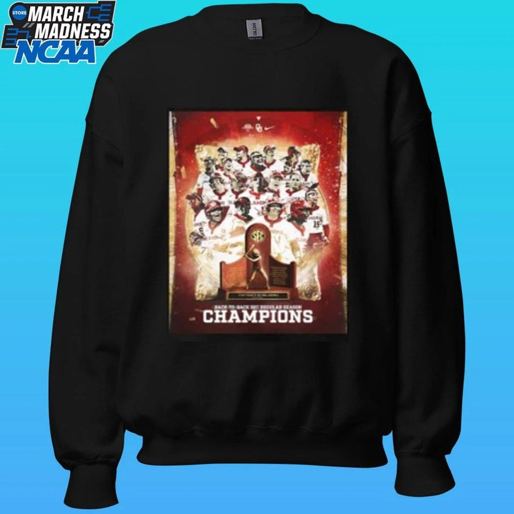 Congrats Oklahoma Sooners Softball 2026 Back-to-back Sec Regular Season Champions Poster Shirt