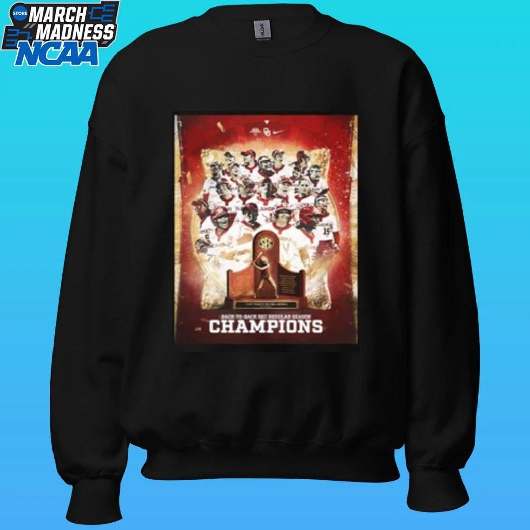 Congrats Oklahoma Sooners Softball 2026 Back-to-back Sec Regular Season Champions Poster Shirt