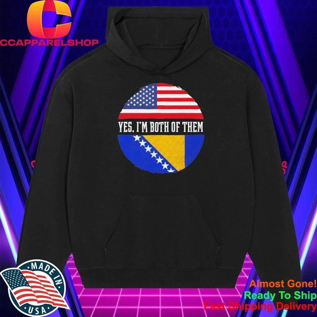 USA vs Bosnia Yes I’m Both Of Them Shirt