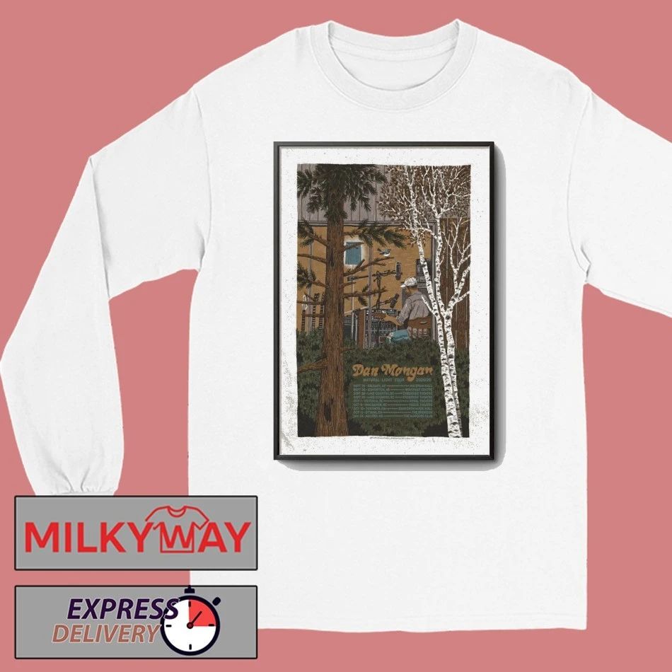 Poster Dan Mangan Natural Light Tour 2025 2026 shirt Unisex , , , Long Sleeve Tee