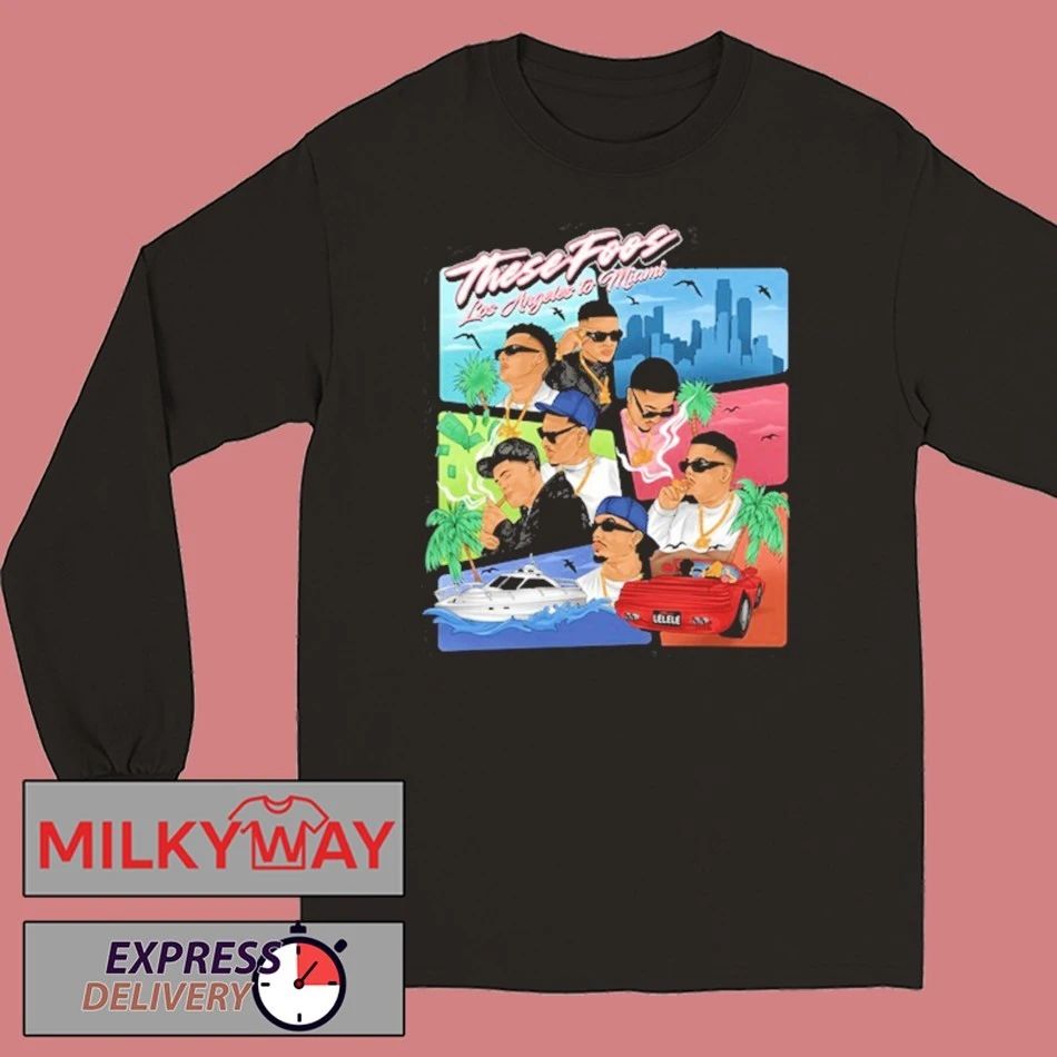 These Foos LA Vice Shirt Unisex , , , Long Sleeve Tee