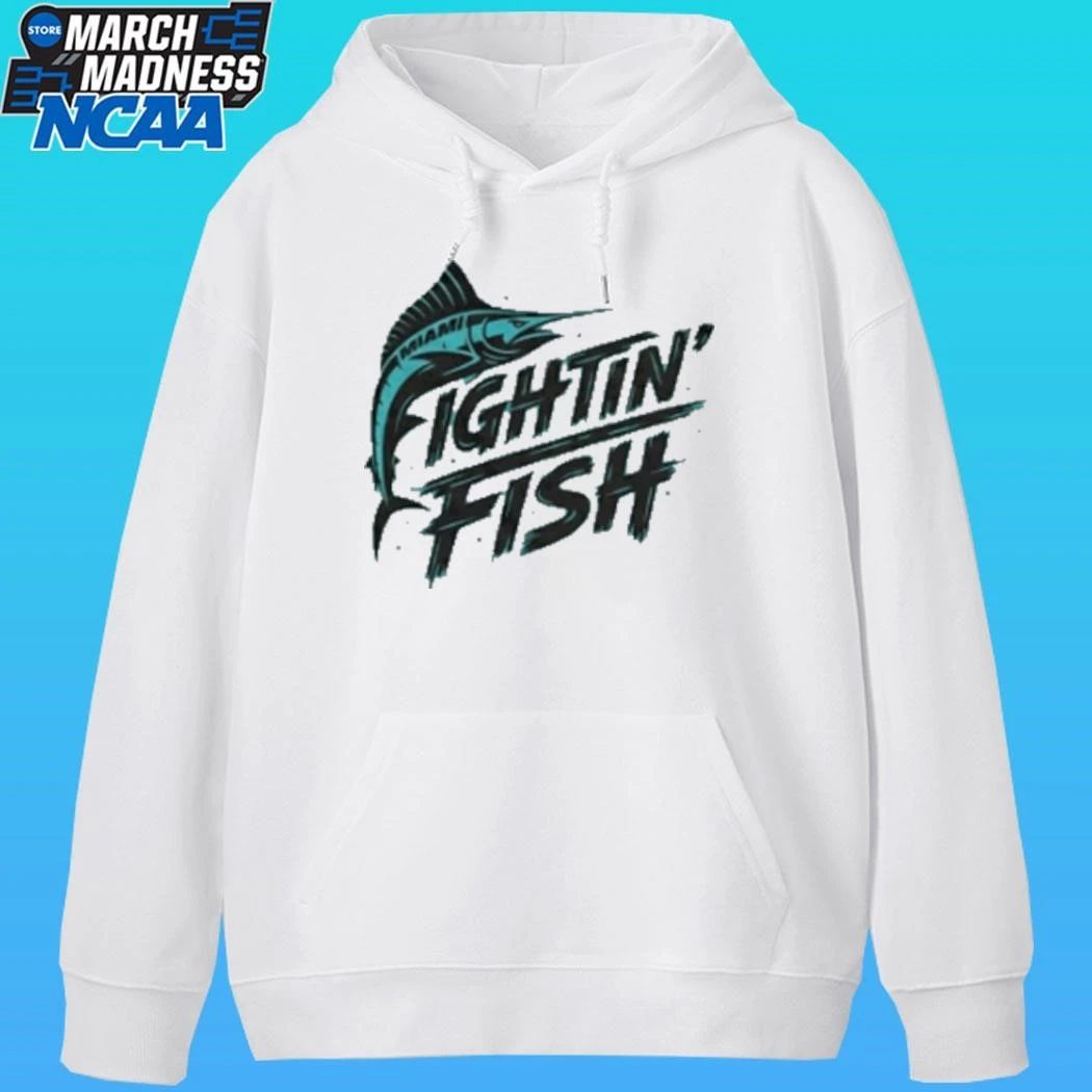 Miami Fighting’ Fish Shirt Unisex , , , Long Sleeve Tee
