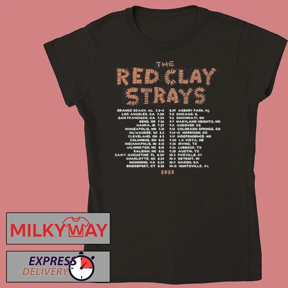 Red Clay Strays Get Right Tour Shirt Unisex , , , Long Sleeve Tee