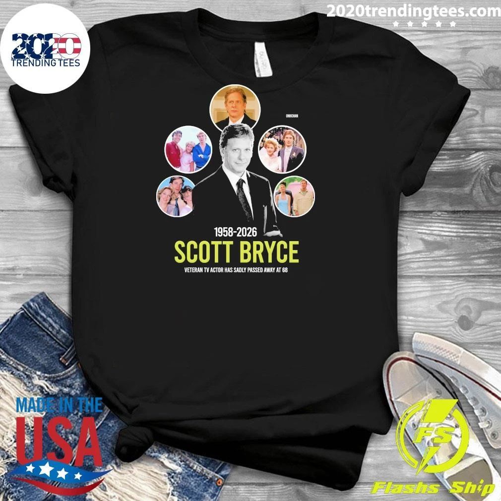 Scott Bryce 1958-2026 Veteran Tv Actor Has Sadly Passed Away At 68 Shirt