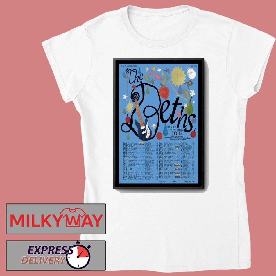 The Beths 2025 Tour UK + Europe + North America Poster shirt Unisex , , , Long Sleeve Tee