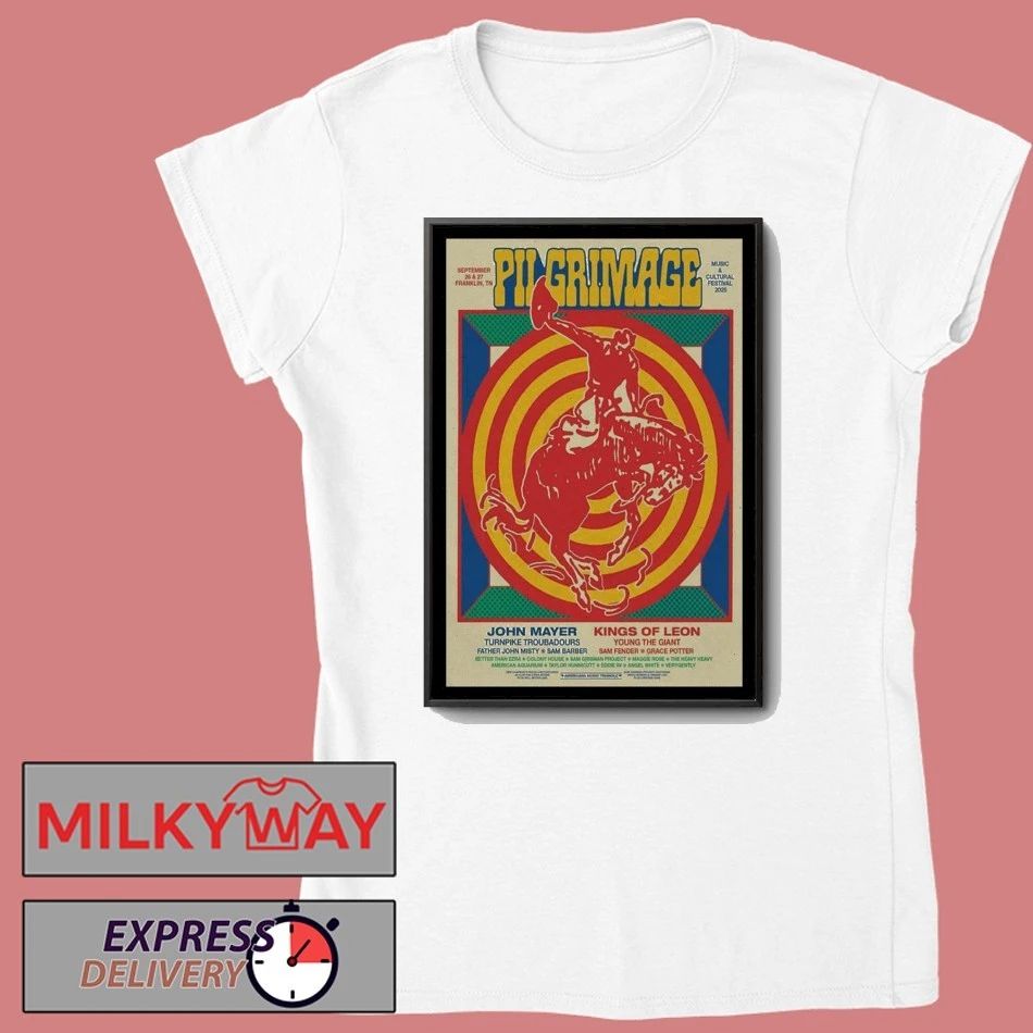 Poster Pilgrimage Music & Cultural Festival 2025 Franklin, TN shirt Unisex , , , Long Sleeve Tee