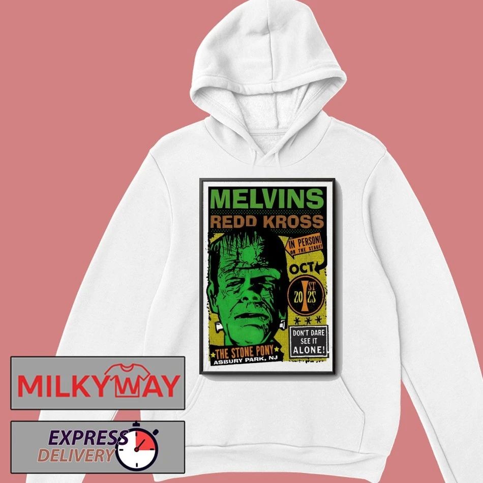Melvins And Redd Kross Oct 1 2025 The Stone Pony in Asbury Park NJ Poster shirt Unisex , , , Long Sleeve Tee