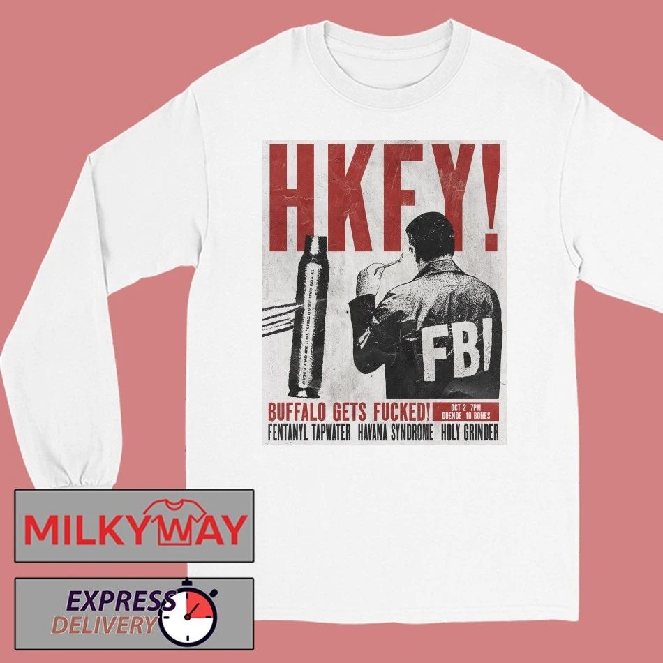 HKFY Hong Kong Fuck You Buffalo Gets Fucked October 2 2025 Duende shirt Unisex , , , Long Sleeve Tee
