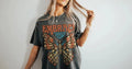 Comfort Tee Embrace Change Butterfly Boho Graphic Design Nature Shirt Unisex , , , Long Sleeve Tee