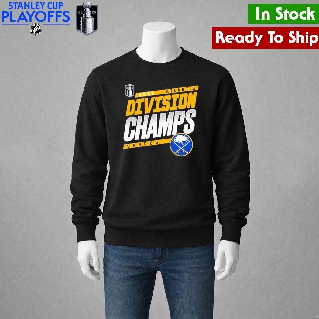 Buffalo Sabres Atlantic Division Champions 2026 Playoff Shirt Unisex , , , Long Sleeve Tee