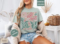 Boho Daisy Flower Tee Shirt Botanical Tee boho Tee wildflower shirt plant shirt Unisex , , , Long Sleeve Tee