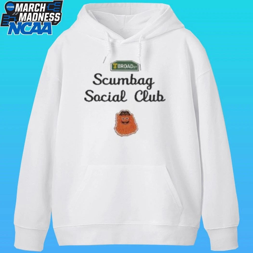 Broad Street Scumbag Social Club Flyer Shirt Unisex , , , Long Sleeve Tee