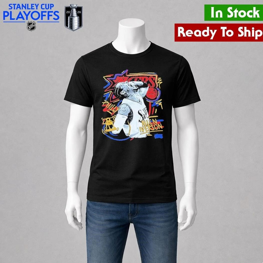 Allen Iverson Philadelphia 76Ers Chalked Up Shirt Unisex , , , Long Sleeve Tee