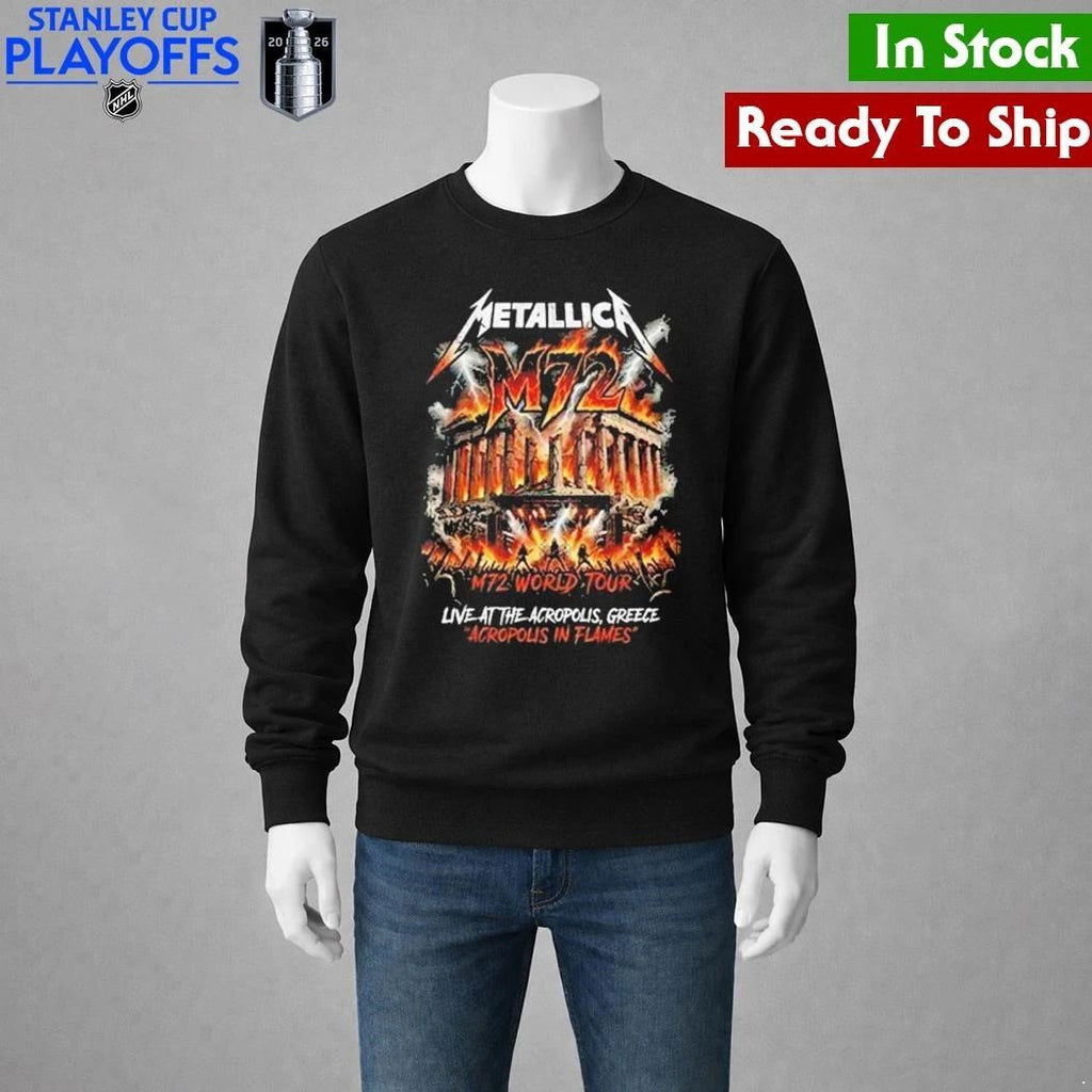 Metallica M72 World Tour Athens Show At Olympic Stadium Greece Athens Invasion On May 9 2026 Shirt