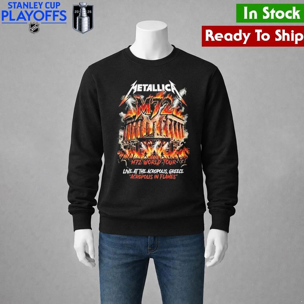 Metallica M72 World Tour Athens Show At Olympic Stadium Greece Athens Invasion On May 9 2026 Shirt