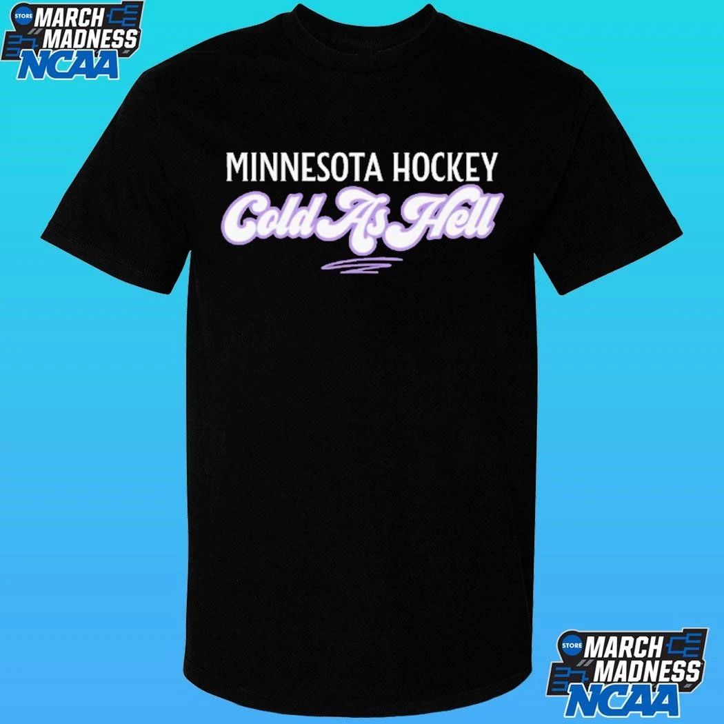 Minnesota Hockey Cold As Hell Shirt Unisex , , , Long Sleeve Tee