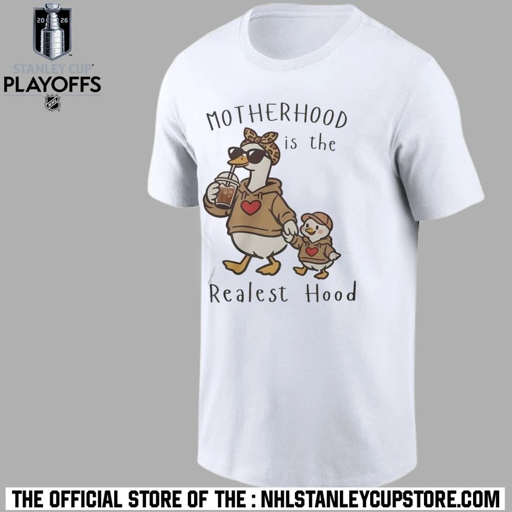 Mama Duck Motherhood Is The Realest Hood Shirt Unisex , , , Long Sleeve Tee