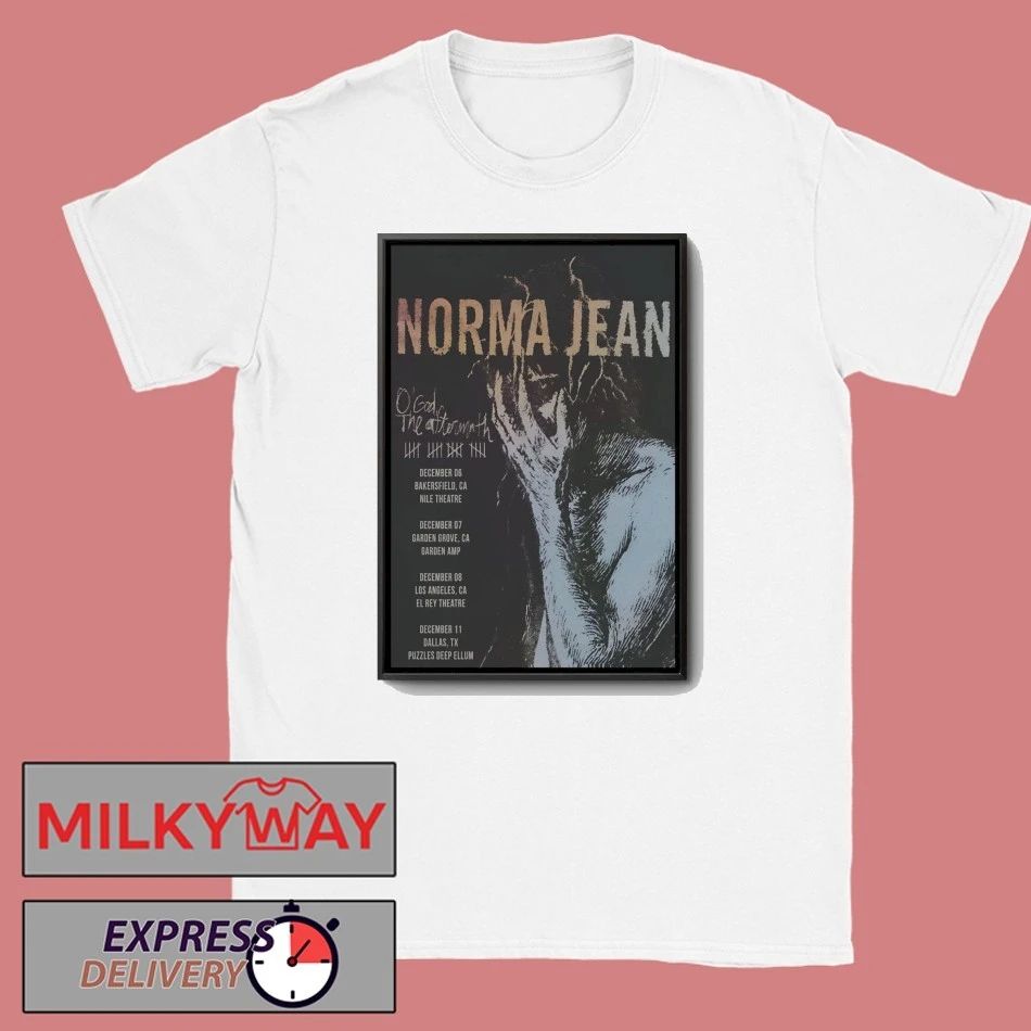 Norma Jean O’ God The Aftermath 2025 Shows Poster shirt Unisex , , , Long Sleeve Tee