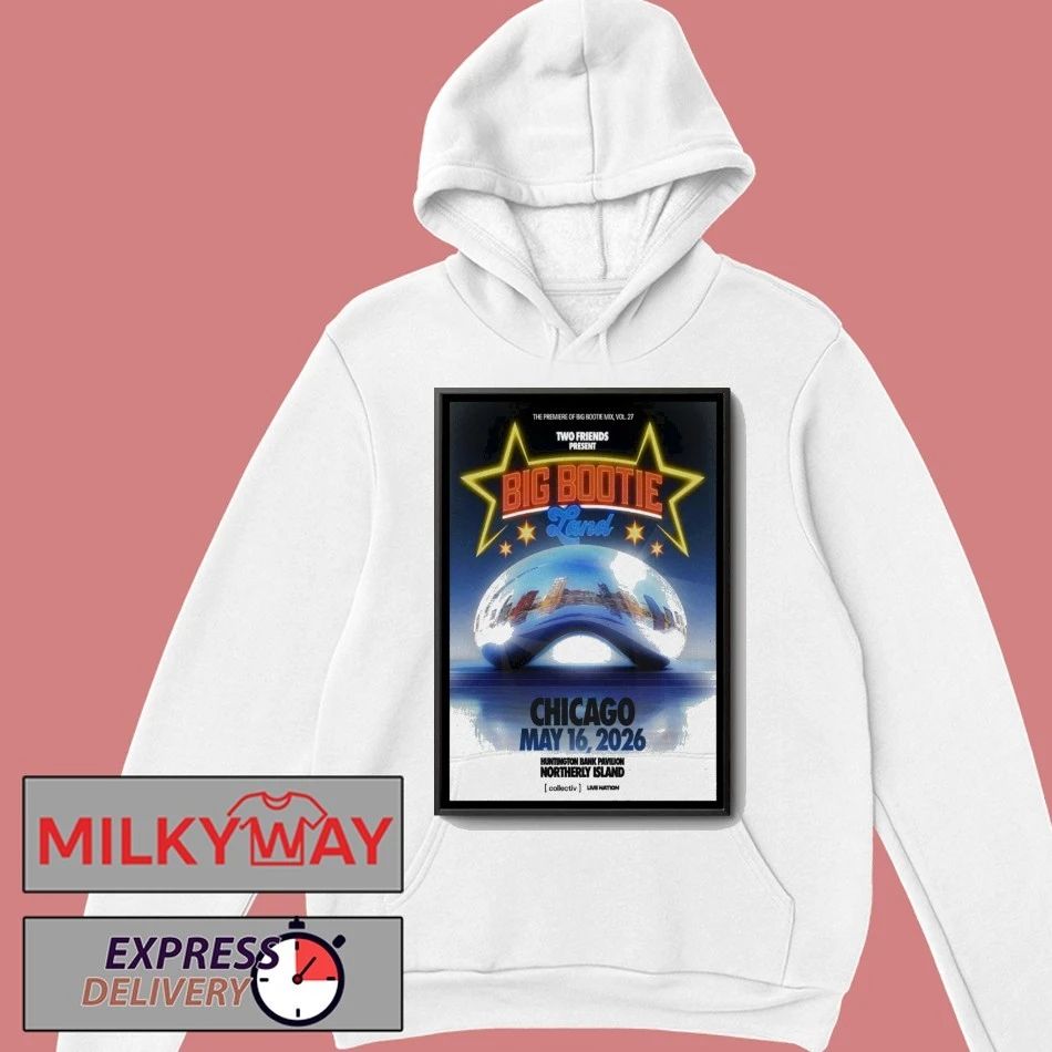 Big Bootie Land Live Show Poster shirt Unisex , , , Long Sleeve Tee