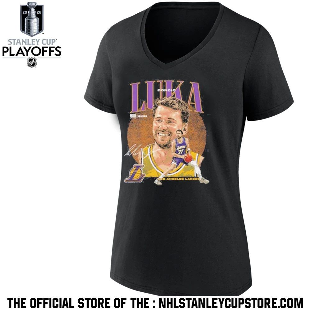 Luka Doncic Los Angeles Lakers Dual WHT Shirt Unisex , , , Long Sleeve Tee