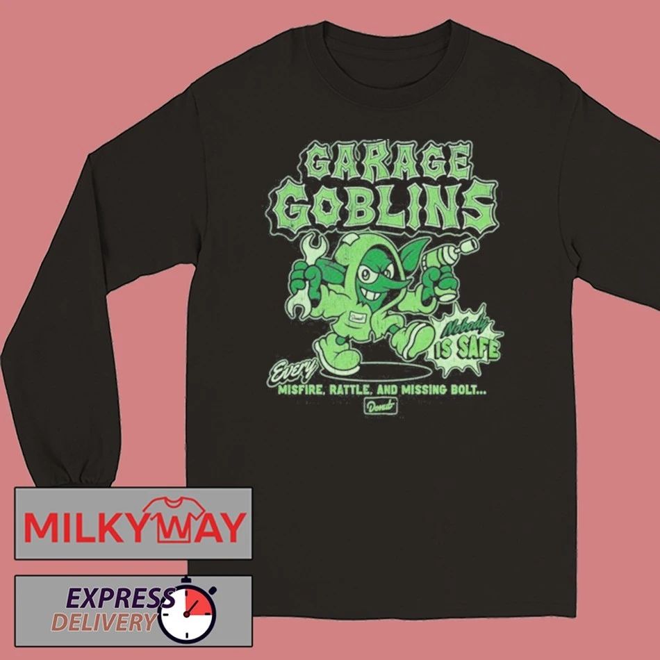 Donut Garage Goblins Unisex , , , Long Sleeve Tee