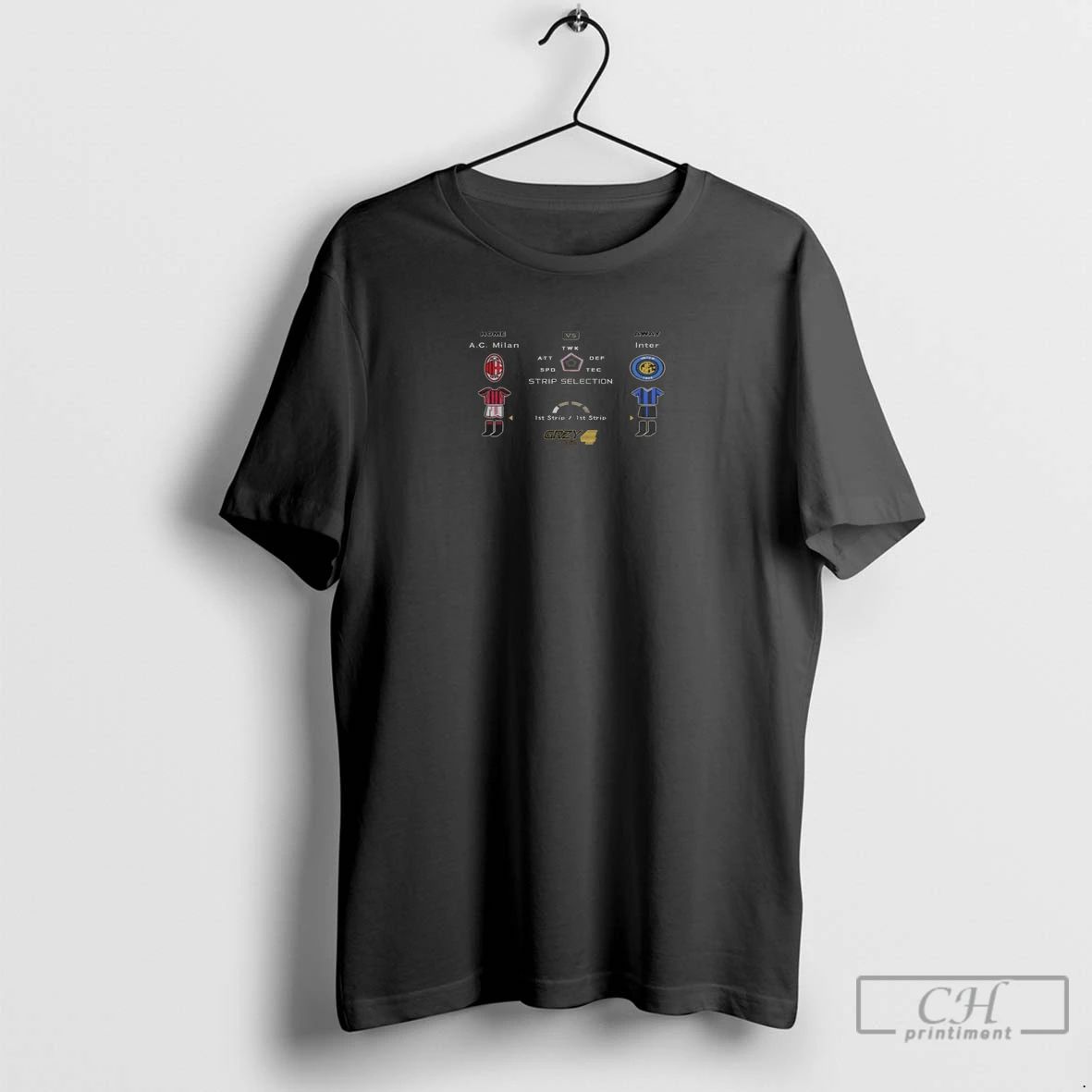 Premium Milan Derby Pes Classics Tee 9 Unisex , , , Long Sleeve Tee