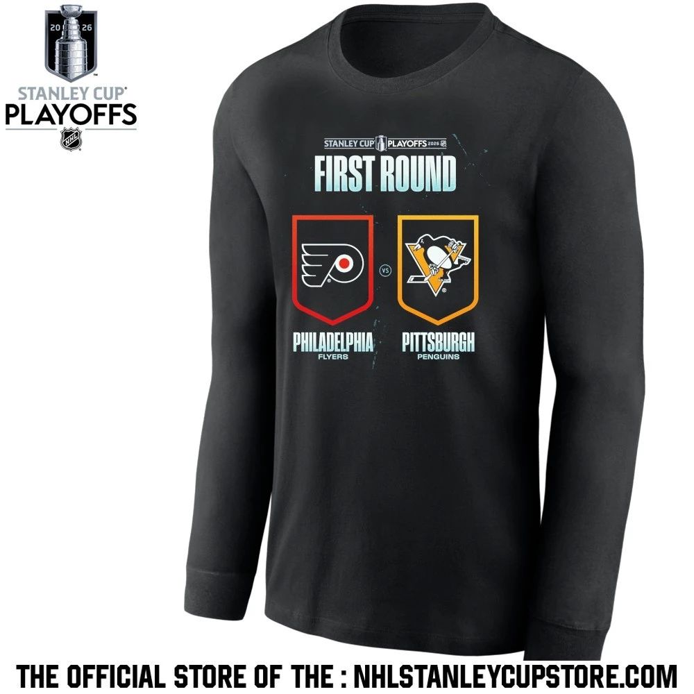 Pittsburgh Penguins vs Philadelphia Flyers 2026 NHL Stanley Cup Playoffs First Round Shirt