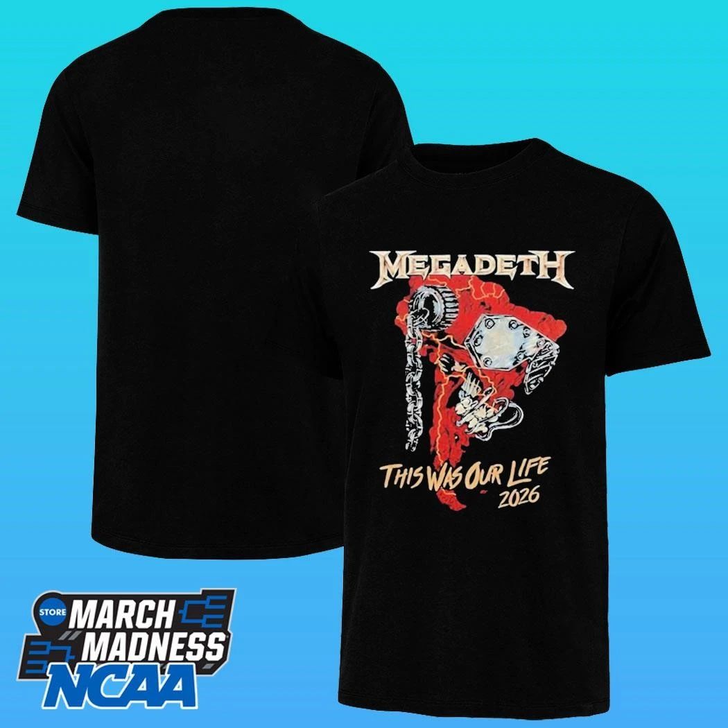 Megadeth This Was Our Life Tour 2026 Shirt Unisex , , , Long Sleeve Tee