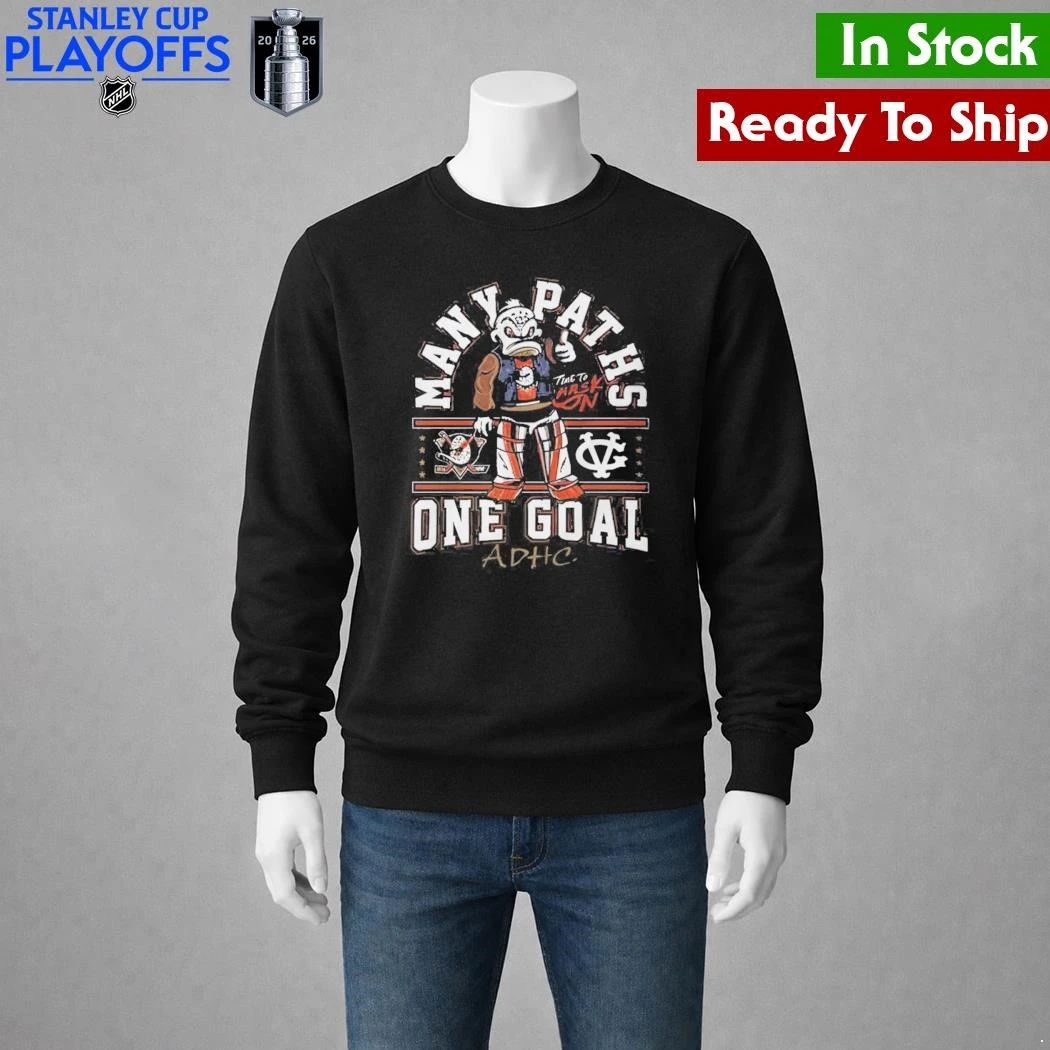 Ducks Many Paths One Goal ADHC Shirt Unisex , , , Long Sleeve Tee