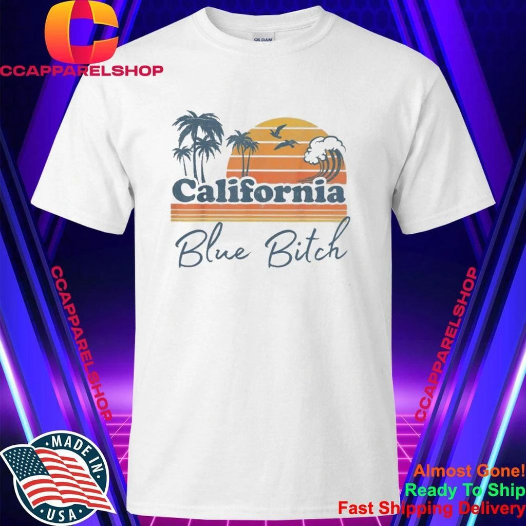 California Blue Beach Vintage Shirt