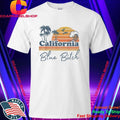 California Blue Beach Vintage Shirt