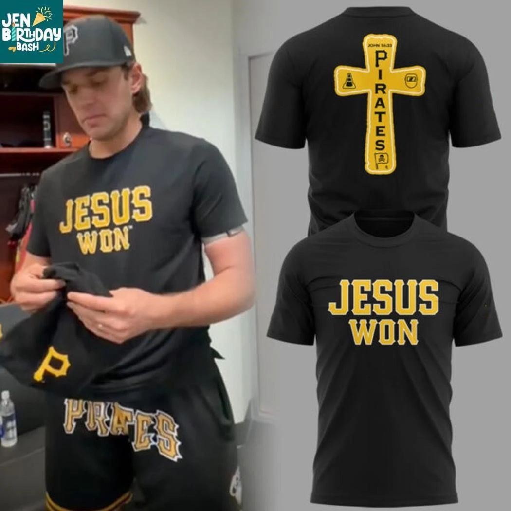 Pittsburgh Pirates Jesus Won 2026 Celebrating Night Shirt Unisex , , , Long Sleeve Tee