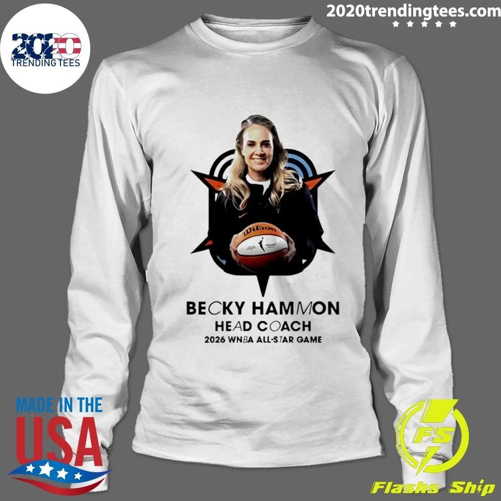 Las Vegas Aces Becky Hammon 2026 WNBA All-Star Coach White Shirt