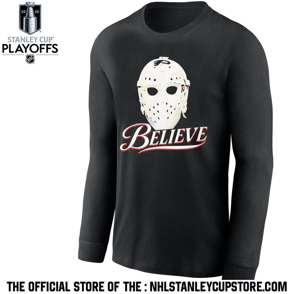 Philadelphia Flyers Believe Bernie Parent’s Mask Shirt Unisex , , , Long Sleeve Tee