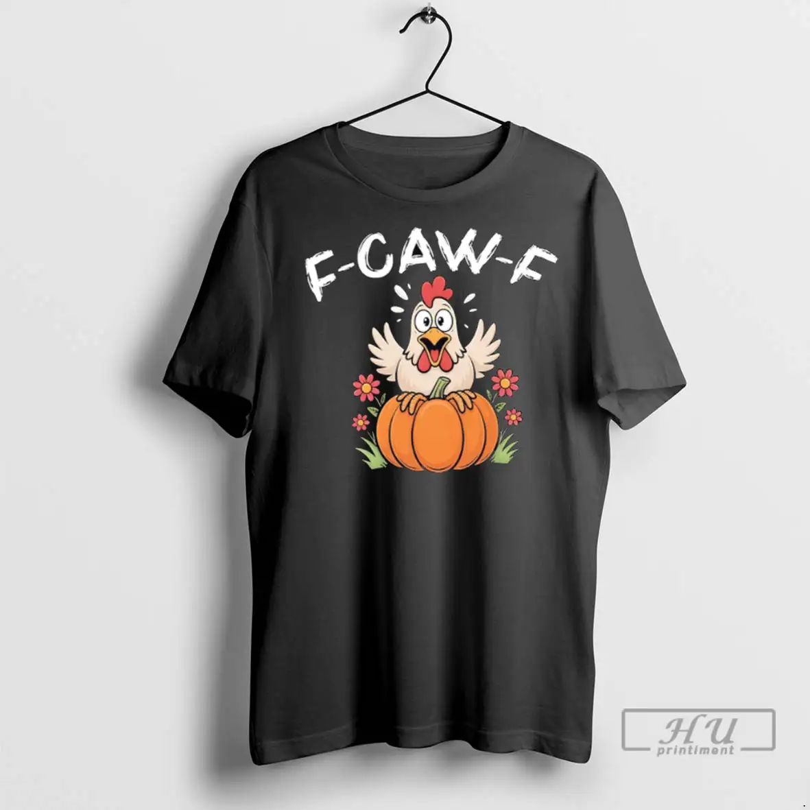 Officials F Caw F Halloween Funny Sassy Raven Rooster T Shirts Unisex , , , Long Sleeve Tee