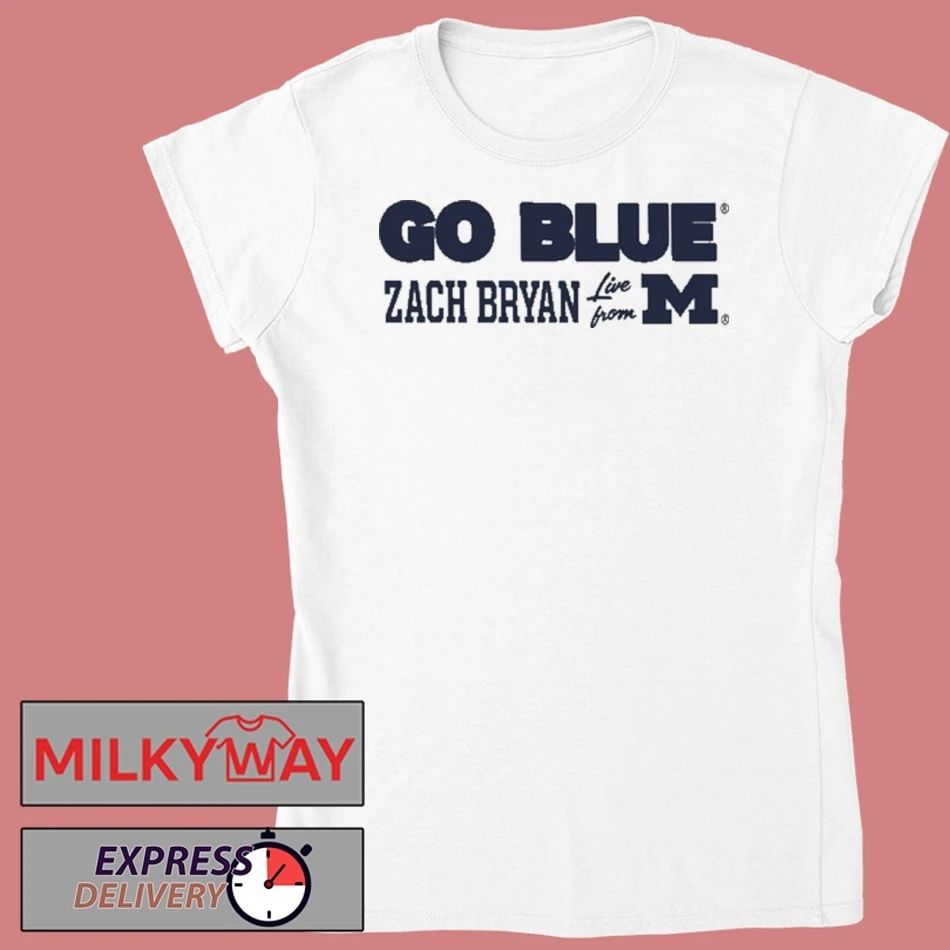 Zach Bryan The Big House Michigan Football 2025 Unisex , , , Long Sleeve Tee