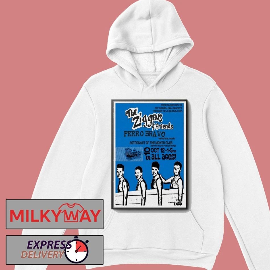 The Ziggens And Friends Oct 12 2025 DiPiazza’s In Long Beach CA Poster shirt Unisex , , , Long Sleeve Tee