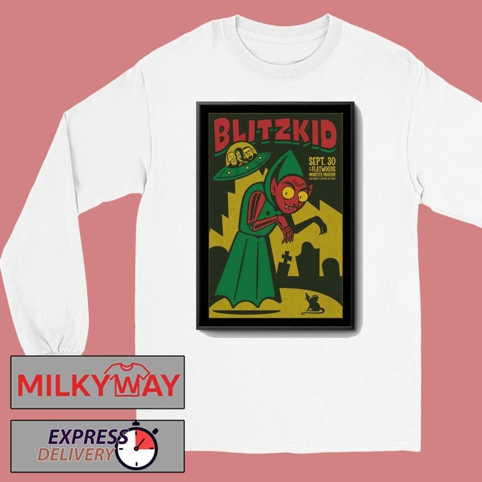 Blitzkid Tour Sutton, WV Sep 30, 2025 Poster shirt Unisex , , , Long Sleeve Tee
