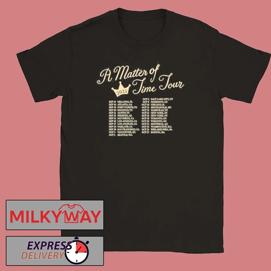 A Matter of Time Tour Black shirt Unisex , , , Long Sleeve Tee