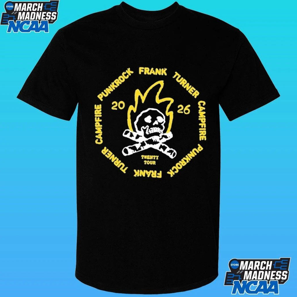 Frank Turner Campfire Punkrock Twenty Tour April 2026 Shirt Unisex , , , Long Sleeve Tee