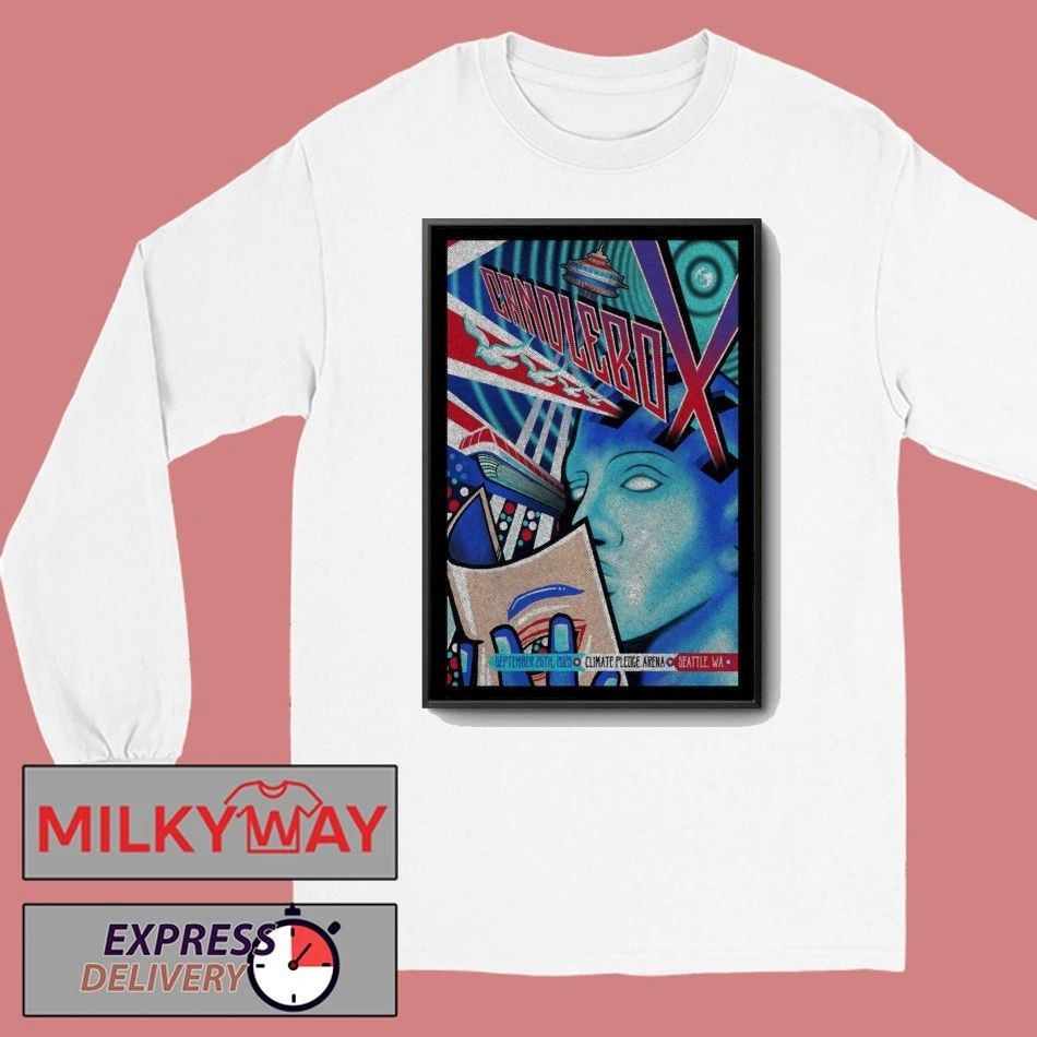 Candlebox Show Seattle, WA 2025 Poster shirt Unisex , , , Long Sleeve Tee