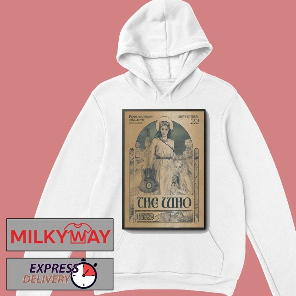 The Who At Rogers Arena On Sep 23 2025 Poster shirt Unisex , , , Long Sleeve Tee