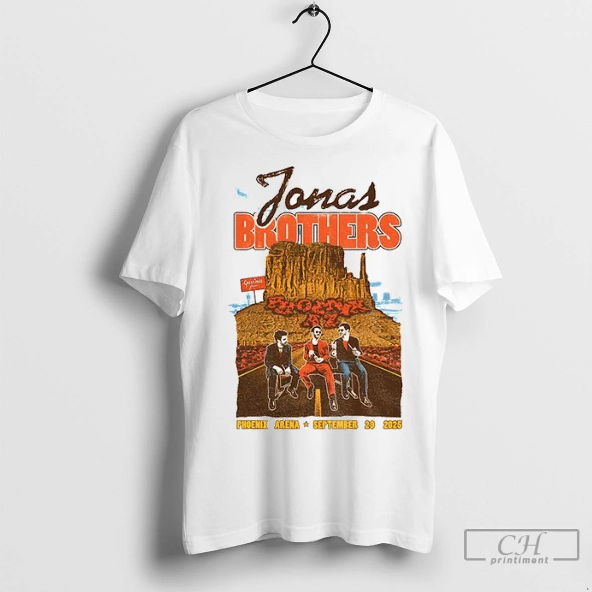 Premium Jonas Brothers Phoenix Arena September 29 2025 Unisex , , , Long Sleeve Tee