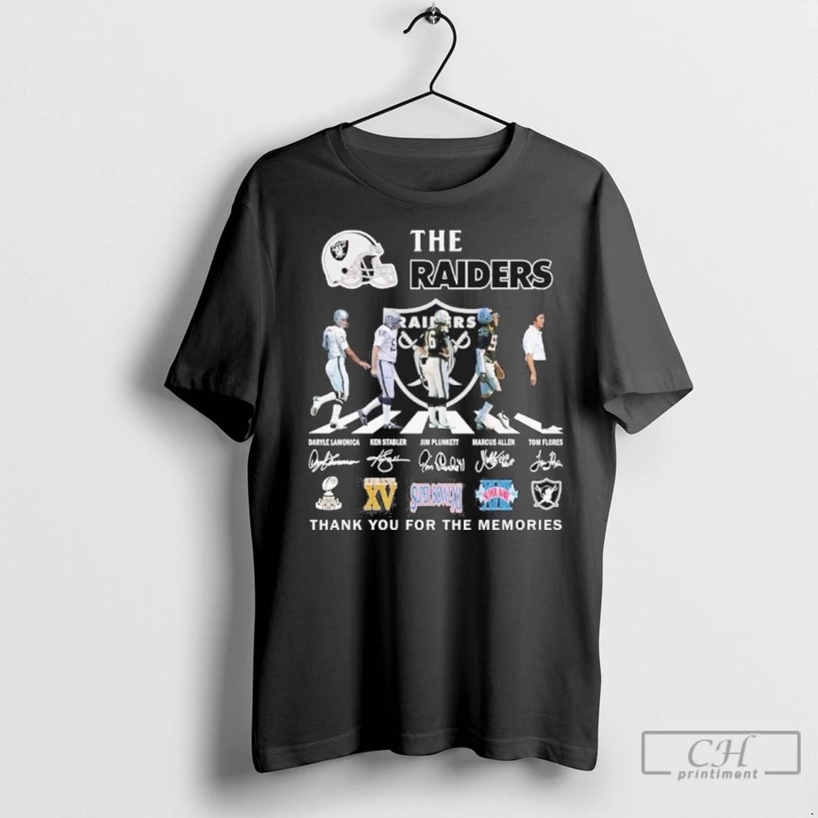 Premium The Oakland Raiders Abbey Road 2025 Unisex , , , Long Sleeve Tee