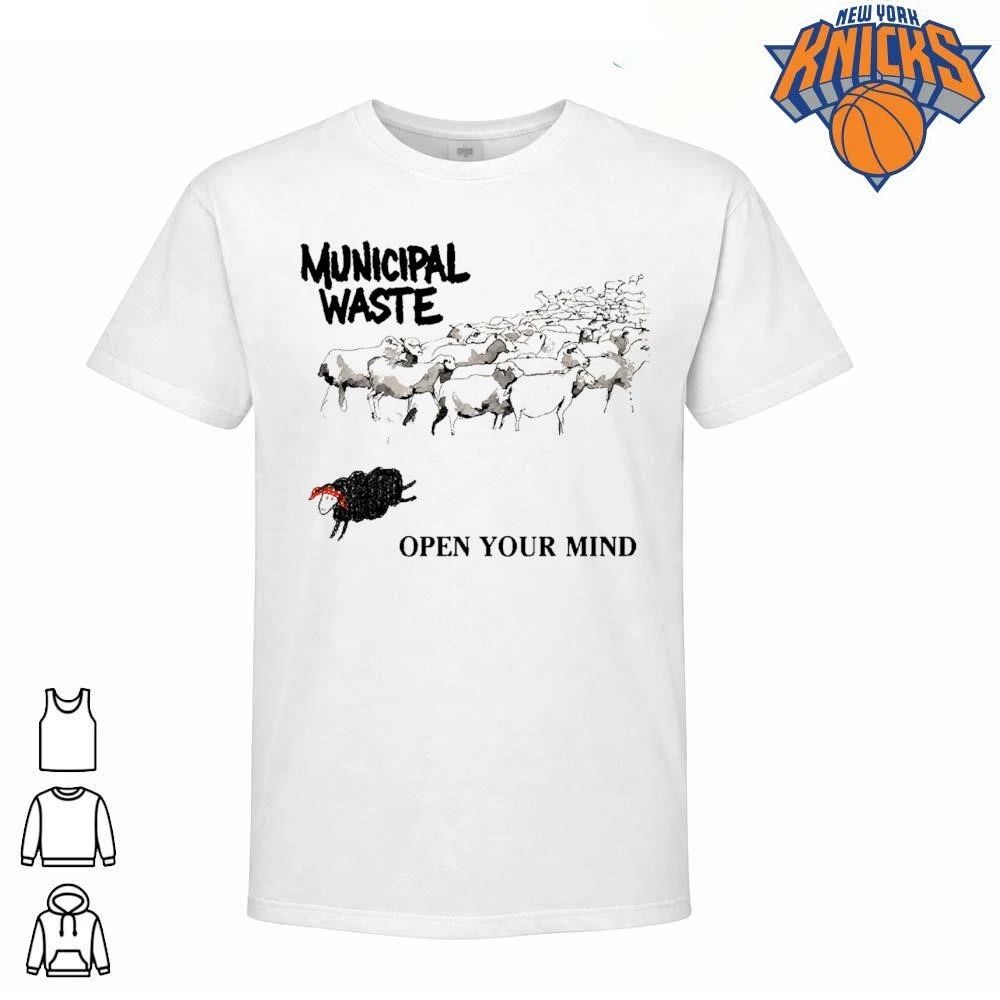 Municipal Waste Thrash Metal Band Open Your Mind Black Sheep Punk Rock Vintage Shirt