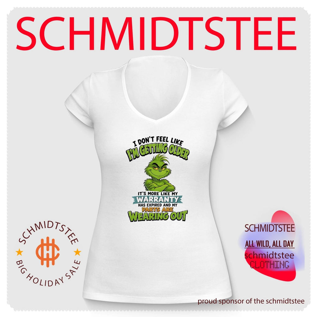 The Grinch I Don’t Feel Like I’m Getting Older Warranty Expired Quote shirt
