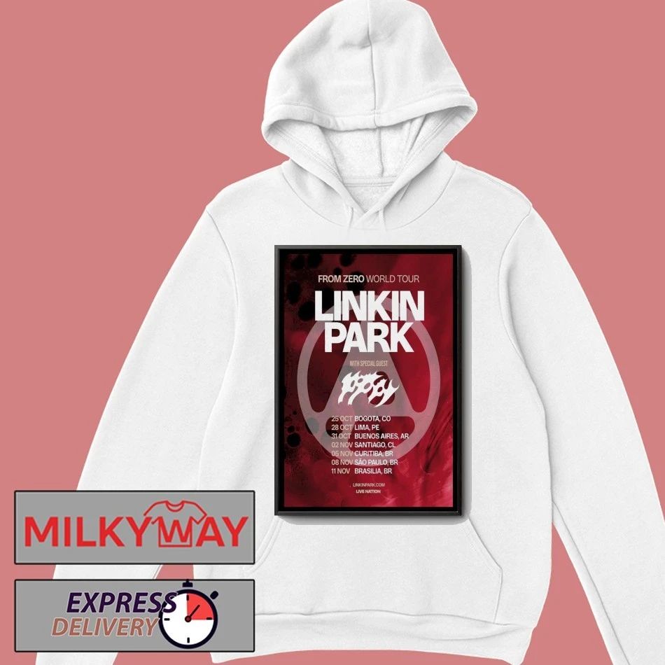 Linkin Park From Zero Tour Poster 2025 shirt Unisex , , , Long Sleeve Tee