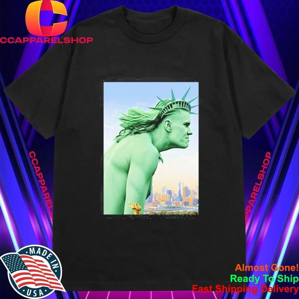 Erling Haaland Manchester City Statue of Liberty Liberty Enlightening the World meme Shirt
