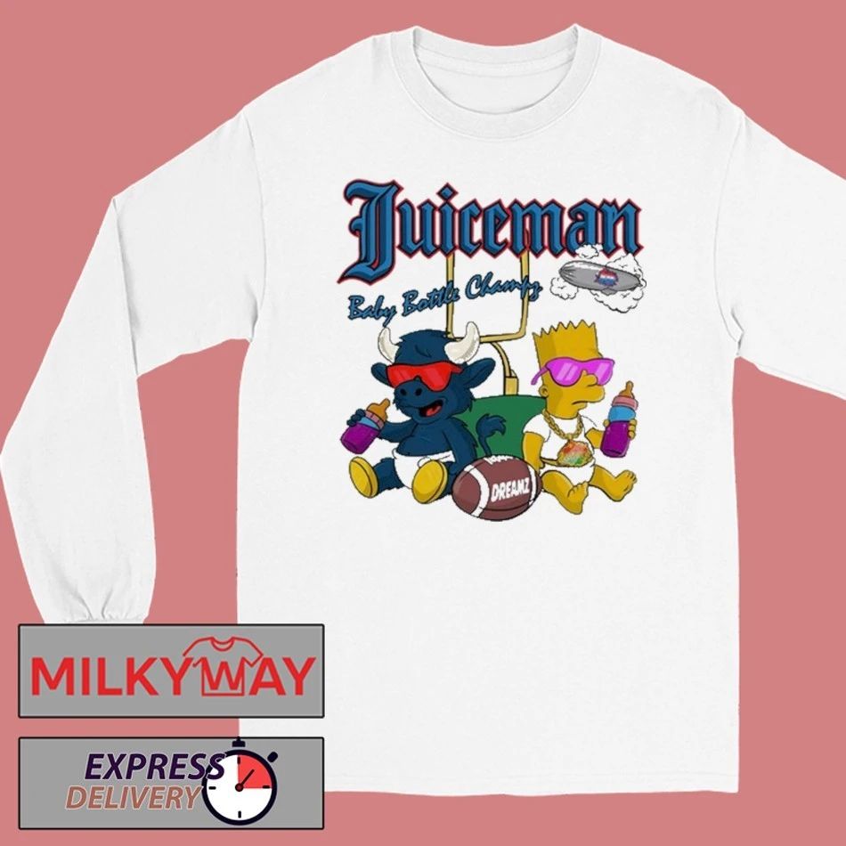 Dreamz Exotic Pop Juiceman Baby Bottle Champs Shirt Unisex , , , Long Sleeve Tee