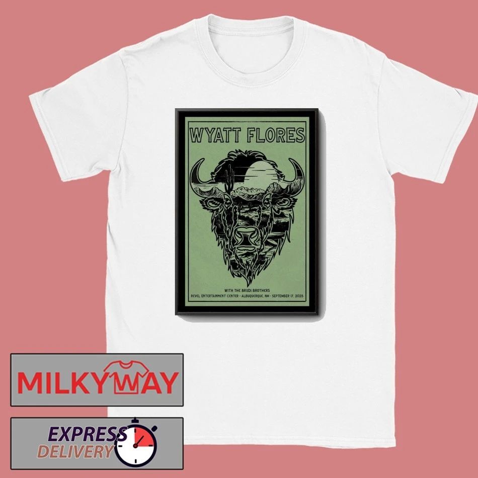 Wyatt Flores September 17, 2025 Revel Entertainment Center in Albuquerque, NM Poster shirt